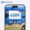 Australia & New Zealand eSIM 3~30 days