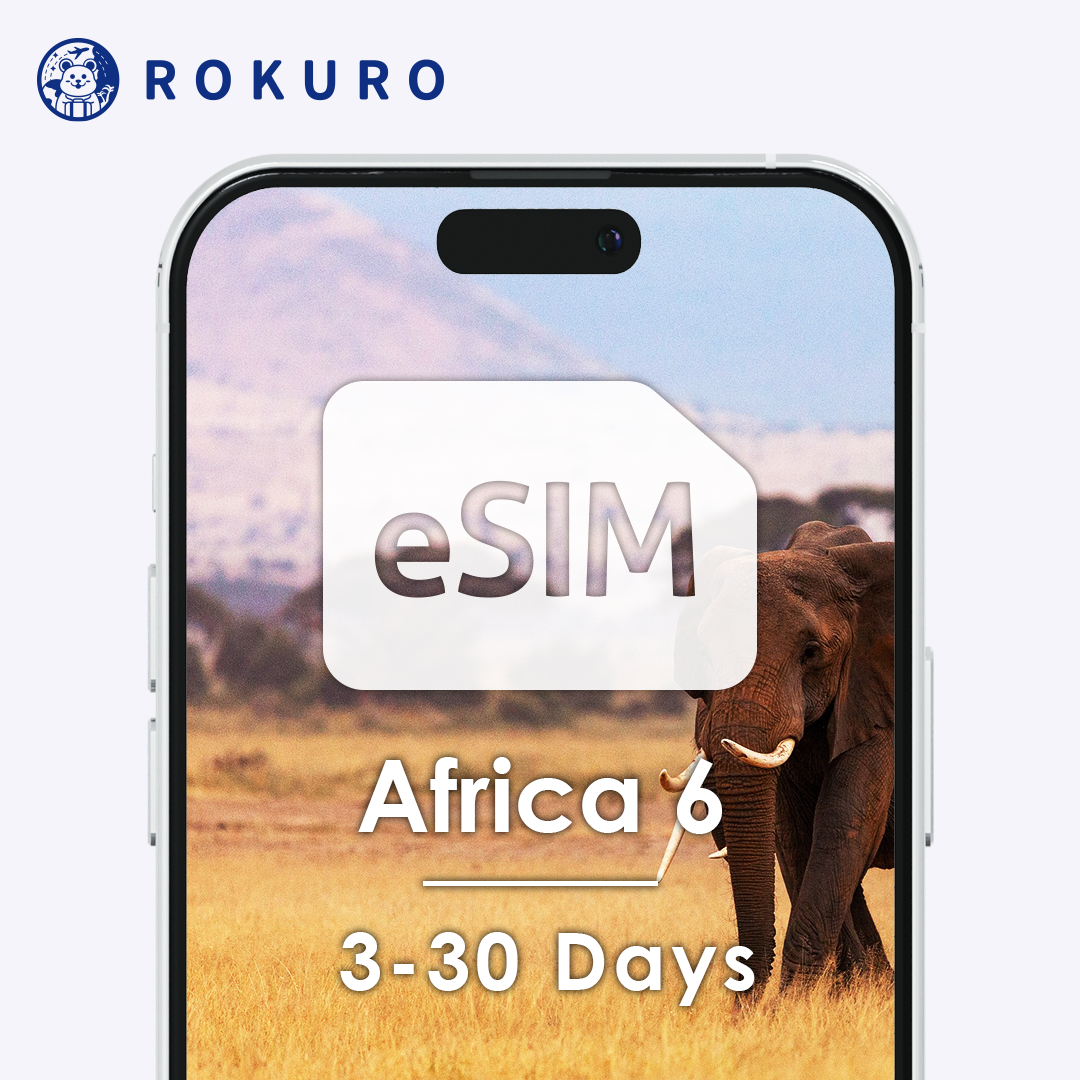 Africa (6 countries) eSIM 3~30 days