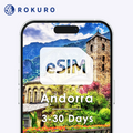 Andorra eSIM 3~30 days