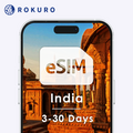 India eSIM 3~30 days