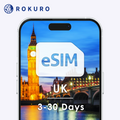 United Kingdom eSIM 3~30 days